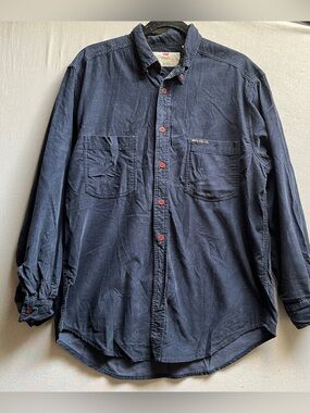 Vintage Levi's Corduroy Long Sleeve Button Up Shirt Size M